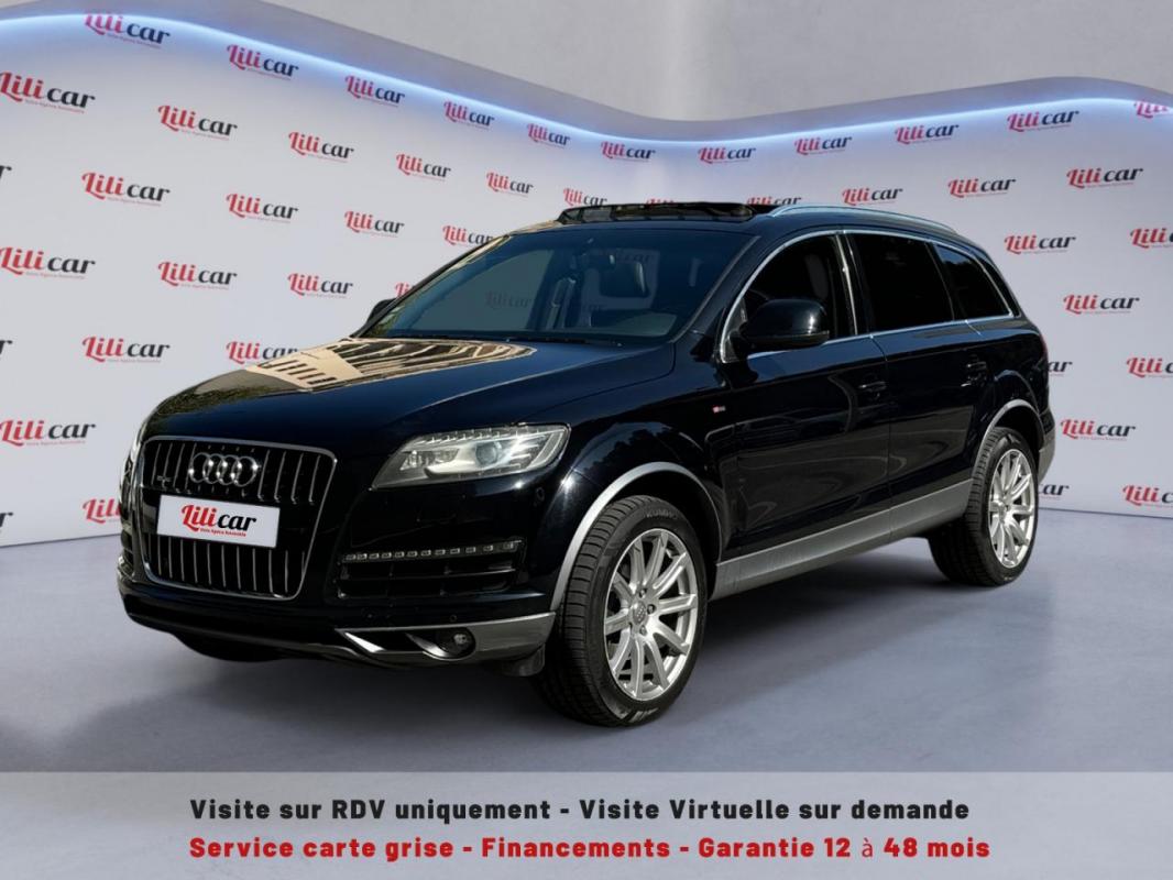 Audi Q7 Quattro 3.0 V6 TDI DPF - 204 BVA Tiptronic 7pl S-Line GARANTIE 12 MOIS